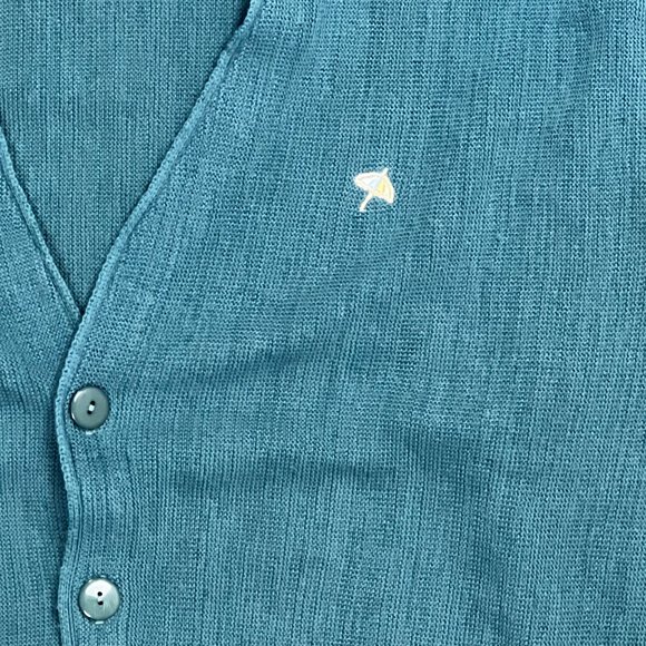 Arnold Palmer Vintage Green Medium Cardigan Sweater - Picture 2 of 7